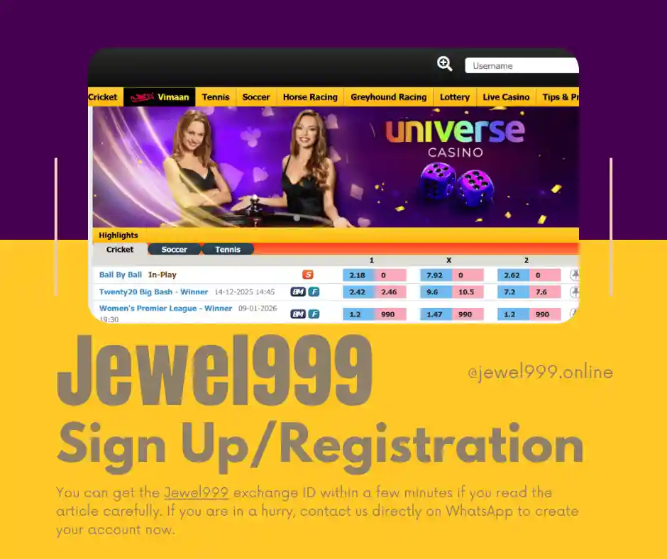 jewel999.online Sign Up Registration