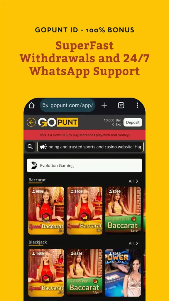 Betting Odds on Go Punt